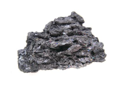 Close up view of aluminum oxide mineral