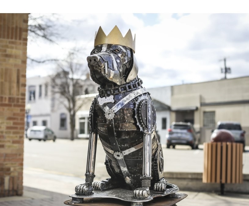 King Norway - Upcycled/Recycled Metal Art by Tim Nelsen