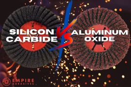 Blog post thumbnail for " Silicon Carbide vs Aluminum Oxide Abrasives" by Empire Abrasives
