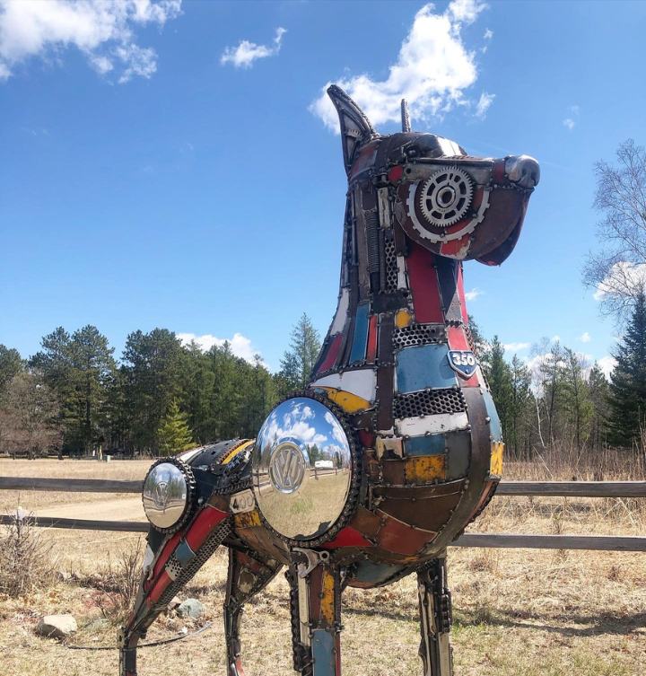 Walter - Upcycled/Recycled Metal Art by Tim Nelsen
