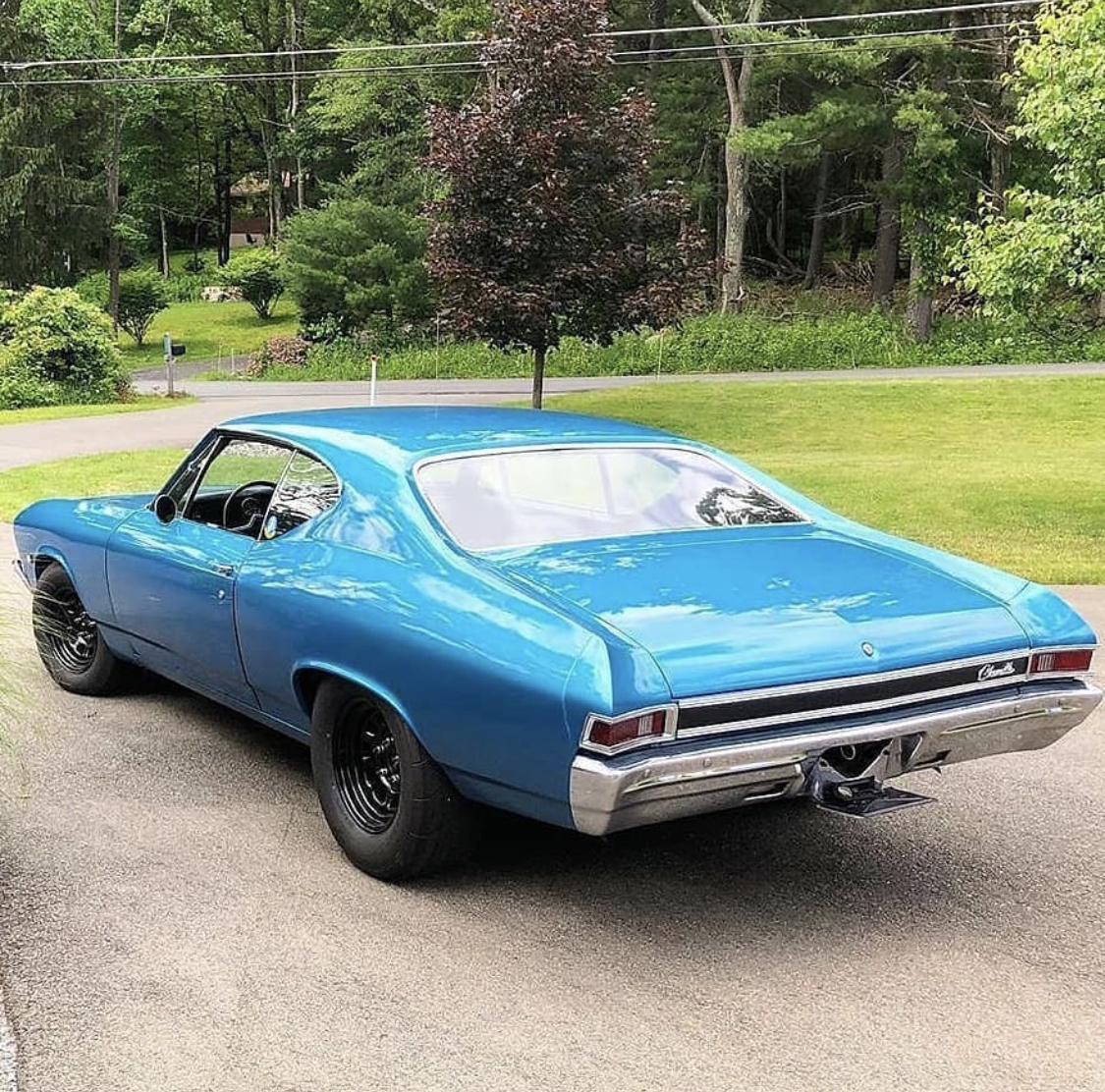 Restored blue ‘68 Chevelle by Philip Kaminski, aka House of Chop