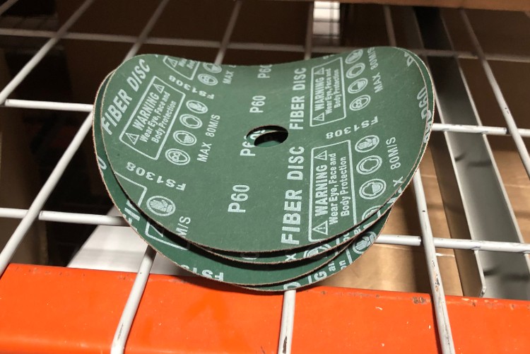 Warped/Curling resin fiber discs Warped/Curling resin fiber discs