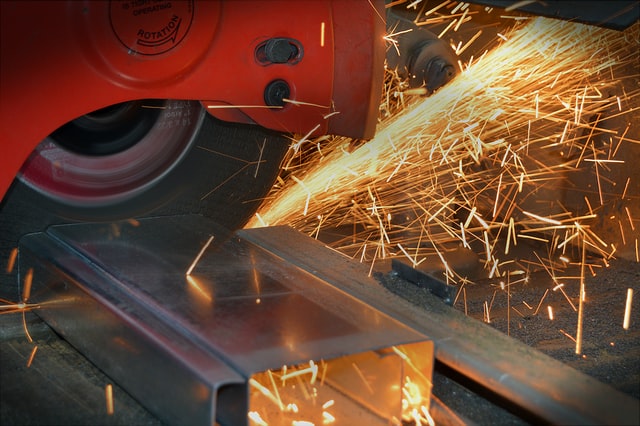 Chop saw for metal fabrication cutting metal