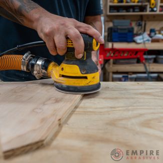 Random Orbital Sander for sanding wood surfaces