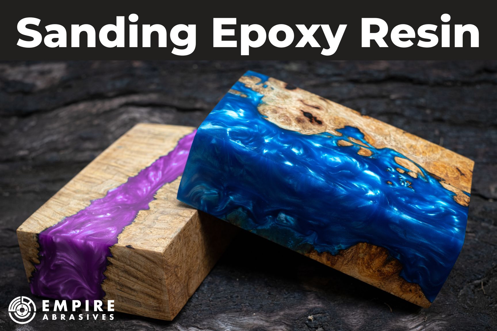 Resin Sanding and Polishing Kit, Epoxy Resin Supplies with 5 Resin