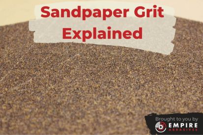 Sandpaper Grit Explained - close-up of sand paper grains