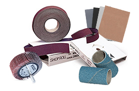 Specialty coated abrasives for welders